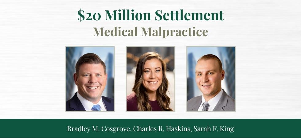 20 million settlement medical malpractice