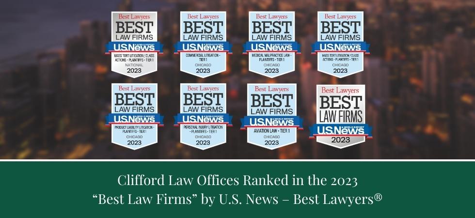 Clifford Law Offices Ranked in 2023 “Best Law Firms” by U.S. News – Best Lawyers®