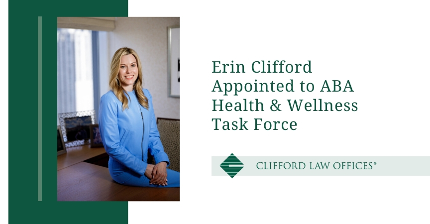 CLO Erin Clifford Appointed to ABA Health & Wellness Task Force